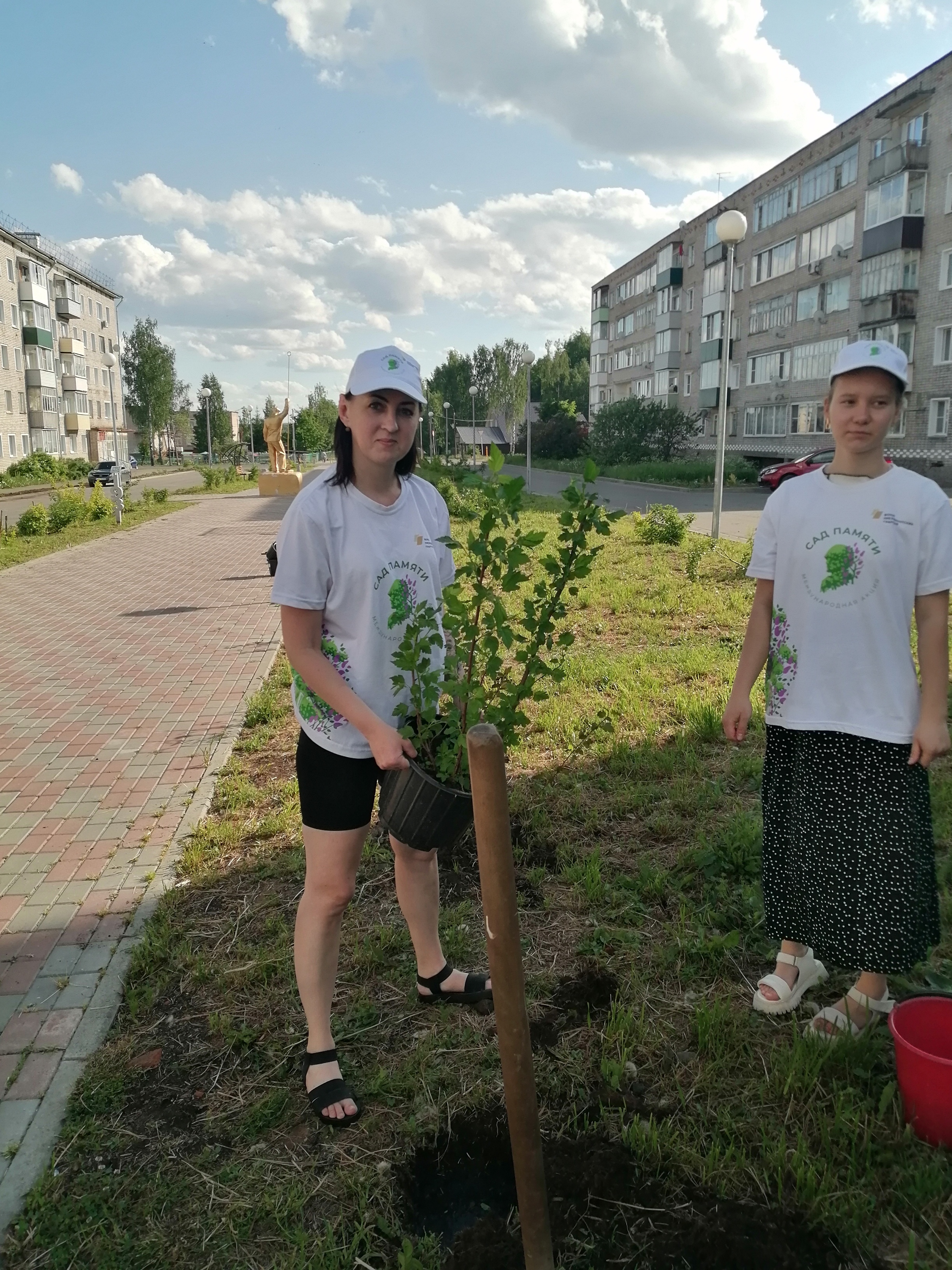 Волонтёры филиала Кировского медицинского колледжа в г. Омутнинске провели компенсационные посадки.