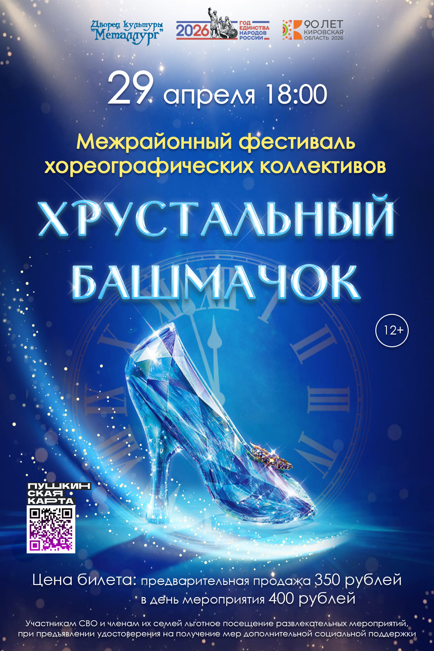 Межрайонный фестиваль хореографических коллективов &amp;quot;Хрустальный башмачок&amp;quot;.