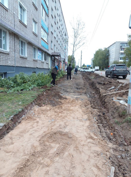 Начаты работы по благоустройству нечётной стороны общественной территории «Пешеходная зона по ул. 30 – летия Победы».